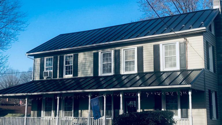 Expertly installed Standing Seam Metal Roof offering durability, weather resistance, and energy efficiency for enhanced home curb appeal and value